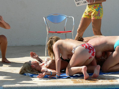 Topless Pool Games - Swingers Blog