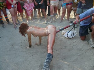 Burning Man Pole Fuck