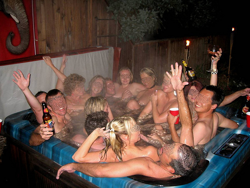 hot tub - Swingers Blog