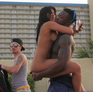 spring break nude interracial